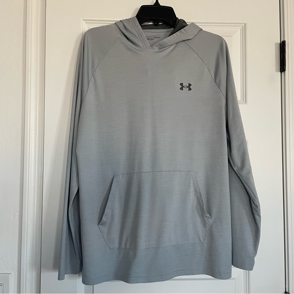 Under Armour Light Gray Pullover Hoodie